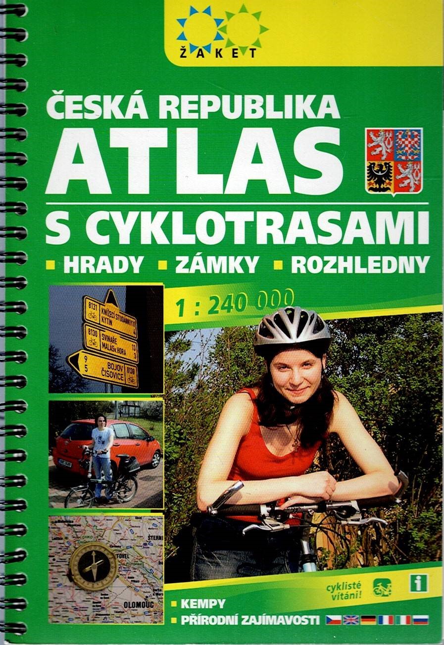 Česká republika - Atlas s cyklotrasami
