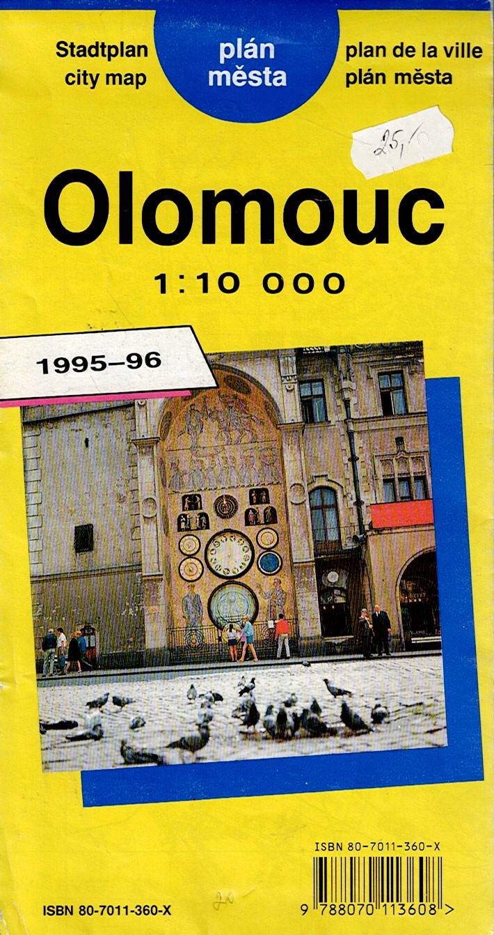 Olomouc - plán města 1:10 000