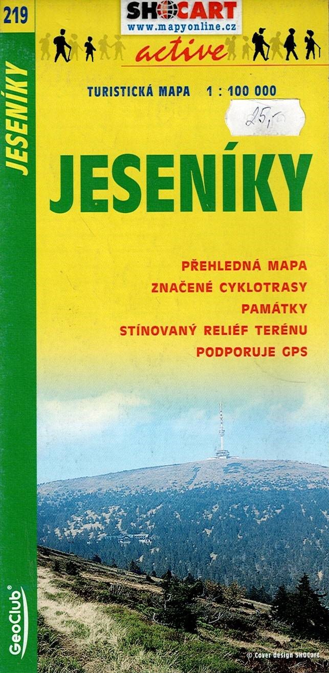 Turistická mapa - Jeseník 1:100 000