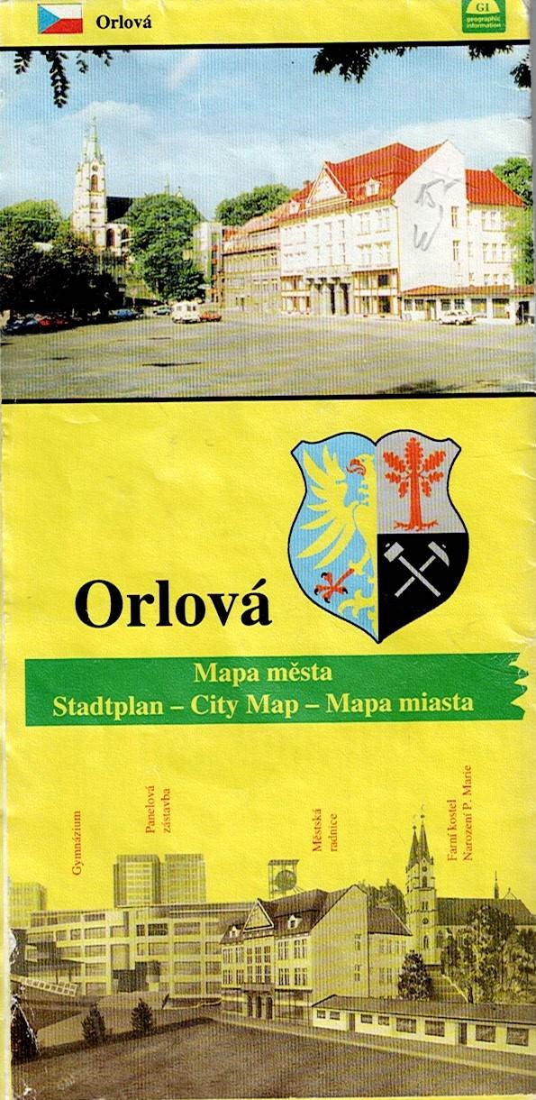 Orlová - mapa města