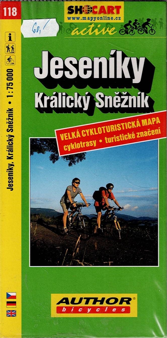Jeseníky, Králický Sněžník 1:75 000
