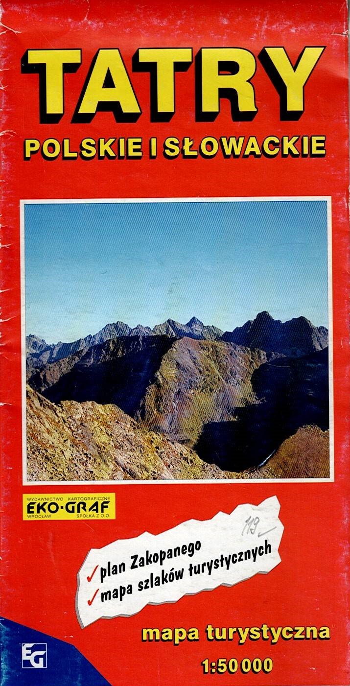 Tatry polskie i slowackie 1:50 000