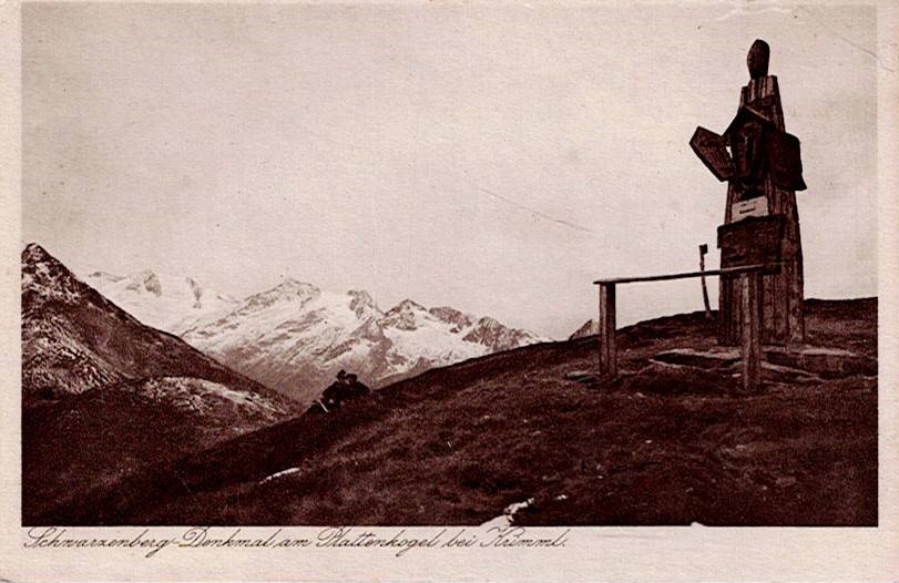 Schwarzenberg-Denkmal am Plattenkogel bei Krimml.