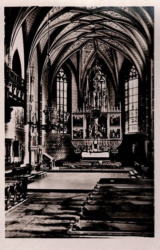 Kežmarok. Katolický kostol - oltár.