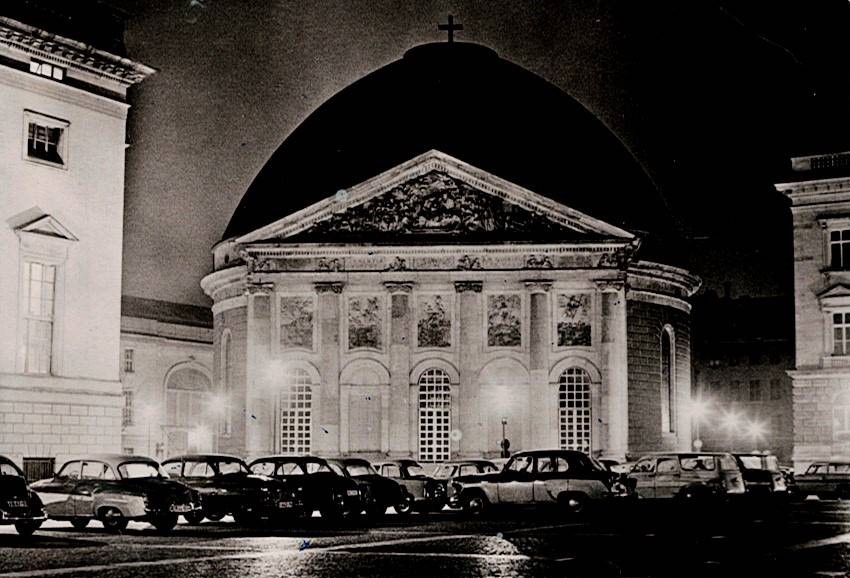 Berlin. Hauptstadt der Deutschen Demokratischen Republik. St.-Hedwigs-Kathedrale