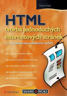 Písek, Slavoj: HTML - Tvorba jednoduchých internetových stránek
