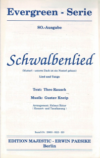 Rausch Theo, Kneip Gustav: Schwalbenlied