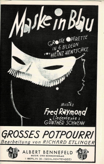 Raymond Fred: Maske in Blau