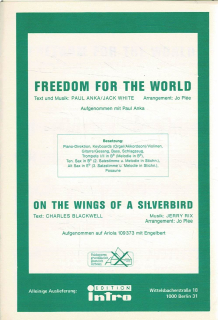 Anka, White/Plee: Freedom for the World/On the Wings of a Silverbird