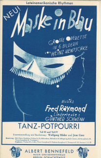 Raymond Fred: Maske in Blau - Tanz-Potpourri