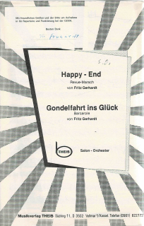Gerhardt Fritz: Happy - End/Gondelfahrt ins Glück