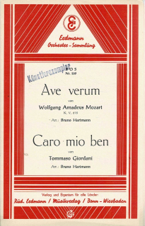 Mozart Wolfgang Amadeus/Giordani Tommaso: Ave verum/Caro mio ben