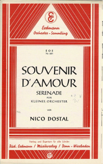 Dostal Nico: Souvenir D’amour