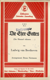 Beethoven Ludwig van: Die Ehre Gottes
