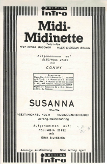 Bruhn/Heider: Midi-Midinette/Susanna
