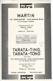 Bruhn Christian: Martin/Tarata-Ting, tarata-tong
