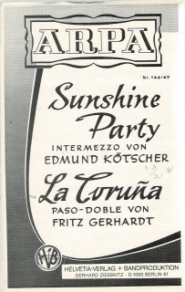 Kötscher Edmund/Gerhardt Fritz: Sunshine Party/La Coruña