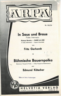 Gerhardt Fritz/Kötscher Edmund: In Saus und Braus/Böhmische Bauernpolka