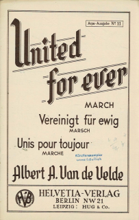 Van de Velde, Albert A.: United for ever