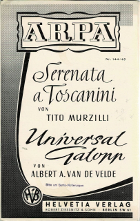 Murzilli Tito/Van de Velde: Serenata a Toscanini/Universal Galopp