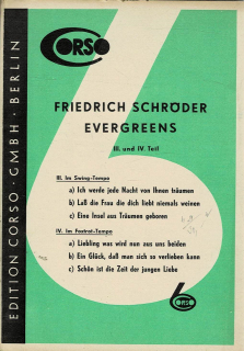 Friedrich Schröder Evergreens III. und IV. Teil