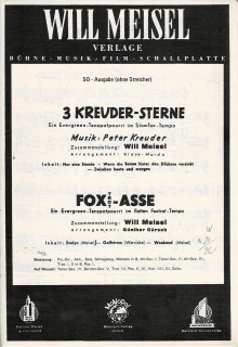 reuder Peter/Meisel Will: 3 Kreuder-Sterne/Foxtrot-Asse