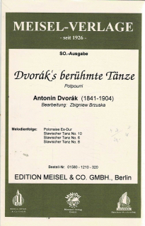 Dvorák Antonin: Dvorák’s berühmte Tänze