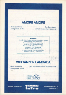 White Jack: Amore Amore/Wir tanzen Lambada