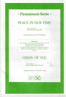 Sinfield, Hill/Shipley, Nowels: Peace in our Time/Vision of you