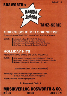 Zobel, Kretzschmar/Barks, Wellnitz: Griechische Melodienreise/Holliday Hits