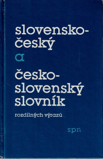 Nečas, Kopecký: Slovensko-český a česko-slovenský slovník rozdílných výrazů