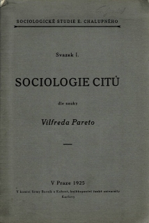 Sociologie citů dle nauky Vilfreda Pareto